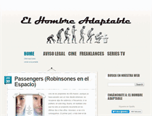 Tablet Screenshot of elhombreadaptable.es